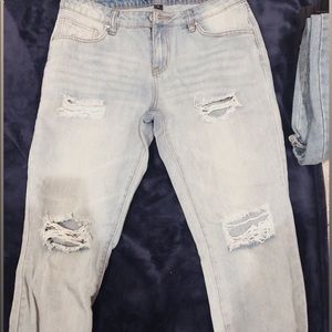 Boyfriend ripped jeans Size 6